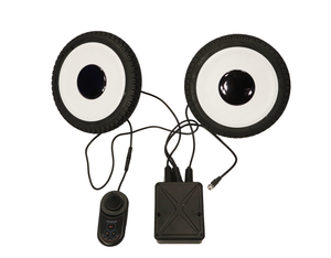 Motore brushless 24V e ruota reale da 12 pollici kit sedia a rotelle elettrica da 250w motore elettrico per sedia a rotelle e controller joystick - Product Image 1