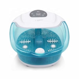 Masajeador de piernas eléctrico Shiatsu, masajeador eléctrico portátil de burbujas para pies - Product Image 2