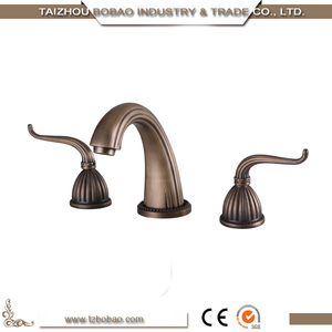 Modelo 9308 de Latón Antiguo 3 Agujeros Baño Grifo Del Fregadero Del Lavabo Del Golpecito de Mezclador - Product Image 1