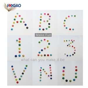 Imán de nevera esférico multicolor de resina, círculo creativo para nevera, para calendarios, pizarra blanca, mapas, decoración decorativa divertida - Product Image 4