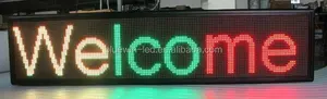 RGB P10 LED-Nachrichten zeichen für den Außenbereich P10 LED-Bildlauf-Text bildschirm Vollfarb-LED-Anzeige für beweglichen Text