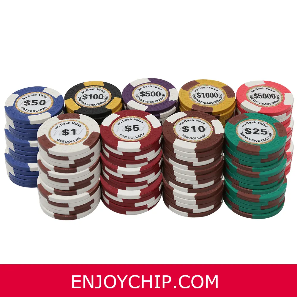14G Las Vegas Nevada USA clay poker chip