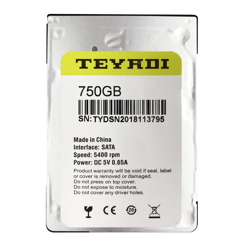 TEYADI 9mm 상세컷이랑 비슷한것 750 GB Internal Hard Drive Disk 2.5 "풀 HDD 대 한 PC/Laptop