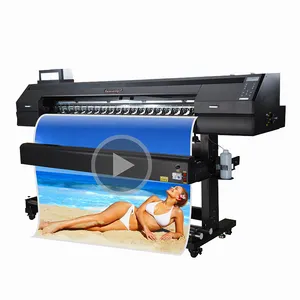 Funsunjet FS-1802K 1.8m 6ft 1440dpi dx5 impressora jato de tinta eco solvente plotter