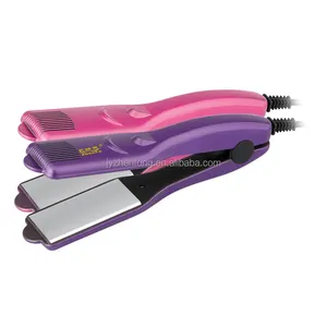Цветной мини-выпрямитель для волос Bling, бытовой Алюминиевый Электрический утюжок для волос