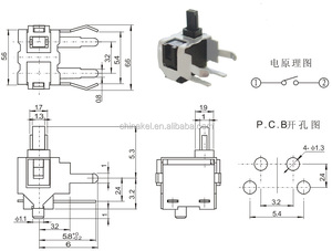 Hydraulique limite commutateur E-Commutateur TD1105A normale fermé 2pin fin de course - Product Image 2