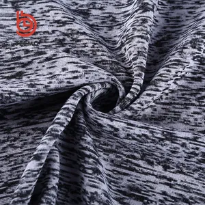 China fornecedor pano poli escovado tecido de malha de tricô para blusas