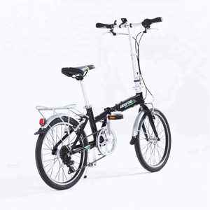 Bicicletta Pieghevole da Città in Alluminio da 20 Pollici <span class=keywords><strong>con</strong></span> Forcella in Acciaio, 7 Velocità, Sistema di Freni a V a Singola Marcia - Product Image 3
