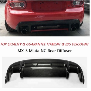สำหรับ MX5 NC NCEC Roadster Miata คาร์บอนไฟเบอร์สไตล์ GVN ด้านหลังกระจายกับศูนย์พนัง - Product Image 5