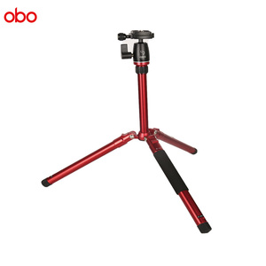 Trépied professionnel multifonction pour appareil photo, support de téléphone, mini trépied léger pour téléphone portable N2 rouge OBO - Product Image 2