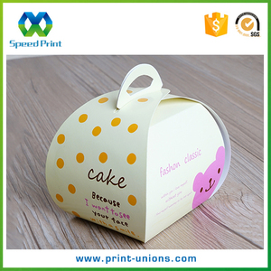 Personalizada hecha a mano de papel decorativo de gran lujo caja de pastel de queso - Product Image 4