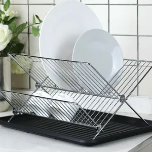 Hot Sell kitchen commodity folding dish rack