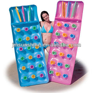 Lilo gonfiabile di galleggiamento dello stagno di Lilo del materasso di galleggiante adulto su ordinazione della zattera dell'acqua del PVC di 18 tasche - Product Image 4