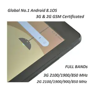 Tablet Android 7 "IPS Tidak Terkunci, PC Tablet Android 8.1 Quad Core MTK8321 Slot Kartu SIM 3G GPS Wifi BT dengan Panggilan Telepon 3G