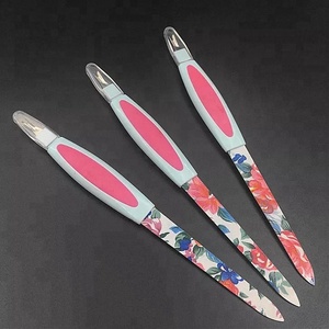 Lame en acier lisse professionnelle outil de soin des <span class=keywords><strong>ongles</strong></span> manucure en métal main <span class=keywords><strong>ongles</strong></span> bord vernis limes de ponçage - Product Image 5
