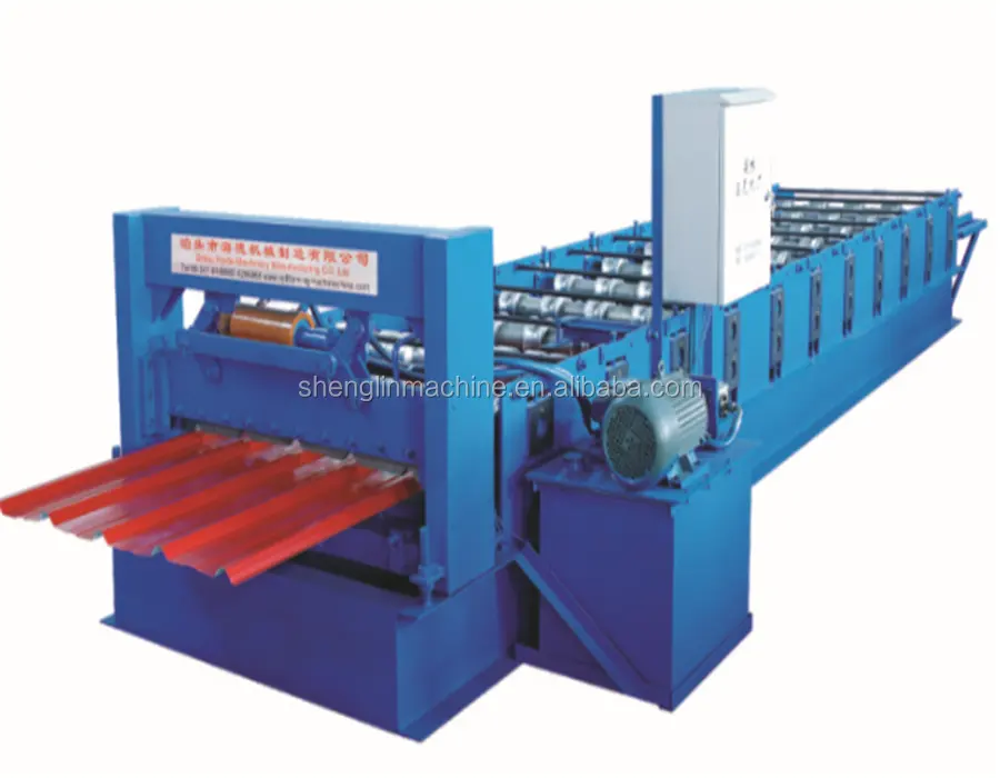 HAIDE Zinc iron sheet metal roofing Roll Forming Machine best price