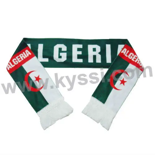 Algerien National flagge Druck Fußball Schal Stadion Schal Fußball Schal