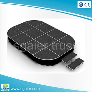 1 m x 2 m pliage portable stade <span class=keywords><strong>pont</strong></span>, Ciseaux stade plate-forme - Product Image 1