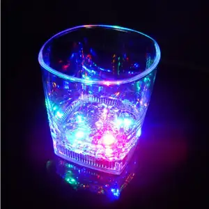 Luvin — gobelet en verre lumineux pour enfants, fabrication chinoise, décoration de fêtes, clignotant, vente en gros, nouveau, 2020