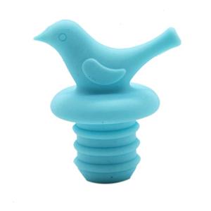 Bouchons de bouteille de <span class=keywords><strong>vin</strong></span> en silicone colorés, réutilisables, étanches, mignons, amusants et décoratifs, en forme de <span class=keywords><strong>petit</strong></span> oiseau - Product Image 2