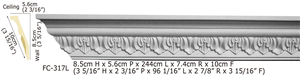Plâtre de <span class=keywords><strong>plafond</strong></span> en polyuréthane de haute qualité, magnifique et bon marché, vente en gros - Product Image 4