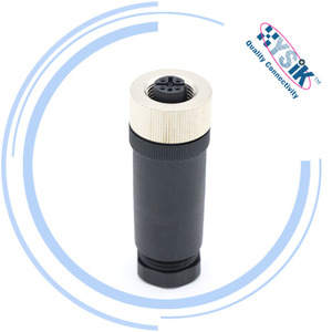 <span class=keywords><strong>Profibus</strong></span> หัวต่อปลั๊กสายเคเบิล <span class=keywords><strong>M12</strong></span>,หัวต่อหุ้มฉนวน B-Coding ตัวเมีย5ขาสายเคเบิล DP <span class=keywords><strong>Profibus</strong></span> แบบแม่พิมพ์