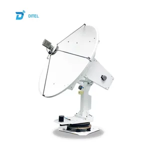 Ditel V241C 4-axis auto rastreamento 2.4 m VSAT C internet banda marinha antenas parabólicas receptor para as comunicações