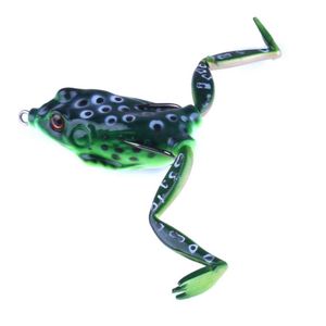 กบพลาสติกอ่อนนุ่มเหยื่อตกปลา5.5ซม./15.5G Bionic Lure 5กล่องThunderกบขา - Product Image 4