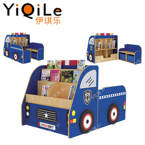 السيارة شكل مجلس الوزراء أثاث خشبي و الاطفال رف - Product Image 2