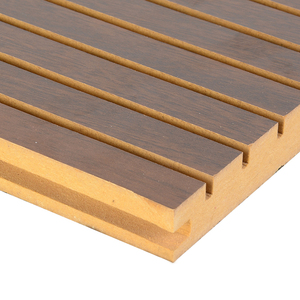 Sonido de alta coeficiente de absorción de sonido aislamiento ranurado pared panel acústico para la <span class=keywords><strong>sala</strong></span> de conferencias - Product Image 3