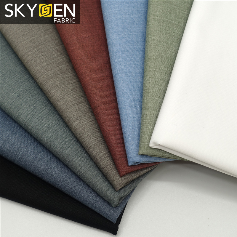 Популярная Высококачественная стрейчевая ткань Skygen из вискозы, полиэстера, спандекса