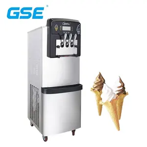 Goshen comercial máquina de helado suave casa uso de hielo crema máquina expendedora automática completa máquina de helado suave kuwait