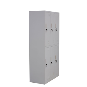 Moderne 6-Türige Metall-Umkleideschränke für Werkstatt, Krankenhaus & Schule Kleiderschrank zum Verkauf - Product Image 2