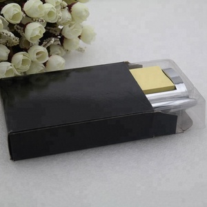 Juego de Bolígrafos de Escritorio con Base Rectangular, Bolígrafo de Escritorio con Bloc de Notas - Product Image 6