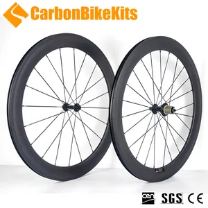 CarbonBikeKits 60mm ruote in carbonio per copertoncino profonde ruote per bici da strada ruote toray in fibra di carbonio