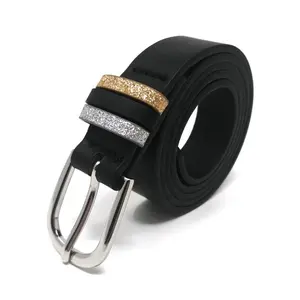 Nhà Máy Sản Xuất Da Chuyên Nghiệp Bán Buôn 84Cm 93Cm Chất Lượng Tốt Đen PU Leather Belt