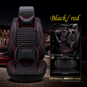 Rifornimento Della Fabbrica Della cina Amazon Facebook Cuoio DELL'UNITÀ di elaborazione di Full Set Universale 5D Seggiolino <span class=keywords><strong>Auto</strong></span> Copre con Dropshipping - Product Image 2