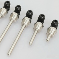 Tubo protector de termopar de termopozo Sensor de temperatura de acero inoxidable 8mm ROHS CE ISO 30mm 6,5mm CN;JIA 0,2 kg M27 * 2