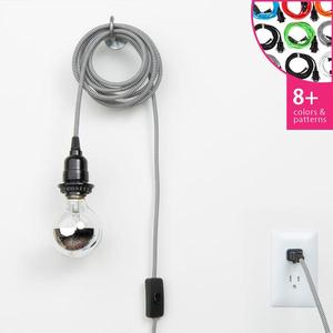 Chúng tôi Đèn dây điện mở rộng treo đèn lồng ánh sáng mặt dây E26/E27 ổ cắm đèn dây Set với On/Off chuyển đổi - Product Image 5