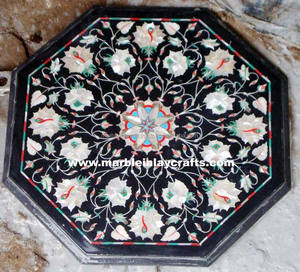 ท็อปโต๊ะอาหารหินอ่อนลายแปดเหลี่ยม ดีไซน์มุก - Product Image 1