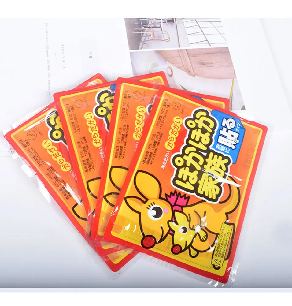 Comfortable Warmer patch heat pad Warm stickers large kangaroo warm-up paste /patch hot post warm paste warm body care wholesale