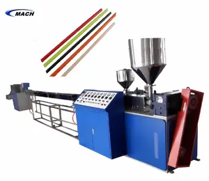 Extrusora automática de paja de plástico para beber, máquina de extrusión