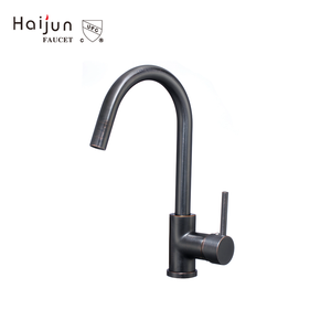 Grifo de Cocina con Giro de 360°, Acabado de Superficie de Acero Inoxidable y Latón, Estilo Contemporáneo, Grifo de Cocina con Caño Alto - Product Image 6