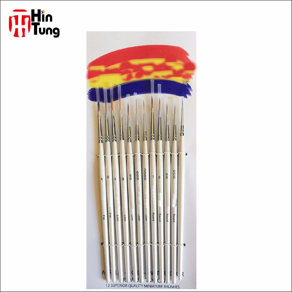 Набор кистей для изобразительного искусства, 12 шт.