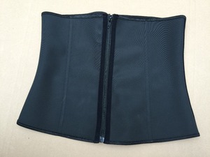 de La Cintura Postparto de Las Mujeres Más El Tamaño Pure Color Negro Con Cremallera Corsé Atractivo De La Manera - Product Image 3