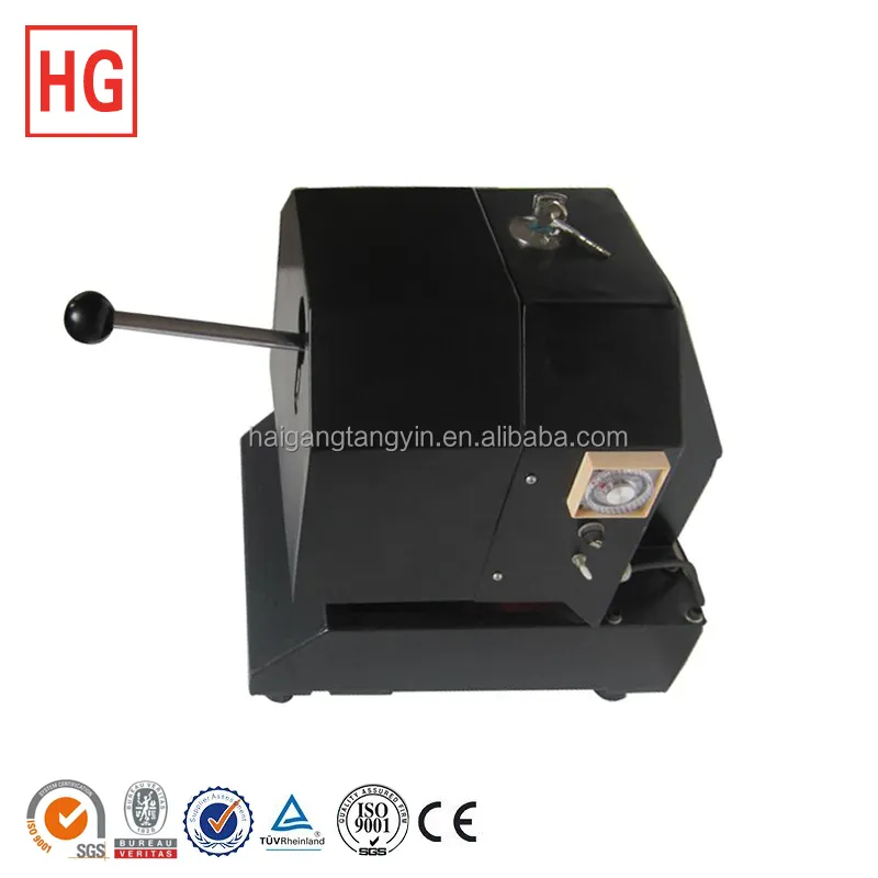 Manual security logo hologram printing machine for business card and document