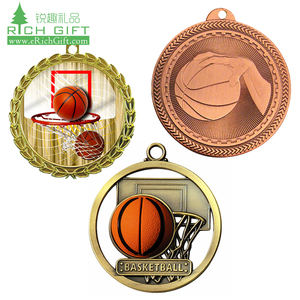 Fournisseur chinois, conception personnalisée <span class=keywords><strong>de</strong></span> médailles <span class=keywords><strong>de</strong></span> compétition <span class=keywords><strong>de</strong></span> basketball en bronze antique, technique <span class=keywords><strong>de</strong></span> moulage en bronze, émail - Product Image 4