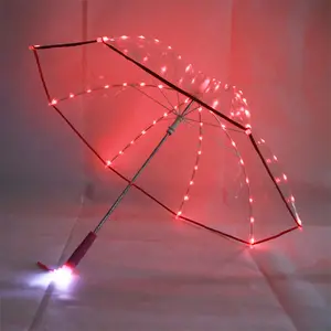Nuova tendenza Blade <span class=keywords><strong>Runner</strong></span> Light Led Flash Light Saber trasparente aiuatico ombrello dritto con luci a Led - Product Image 1