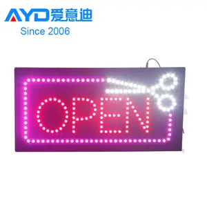 Elektronische LED Business Sign Flash LED Offenes Schild Indoor Hair Salon Shop LED-Fensters child