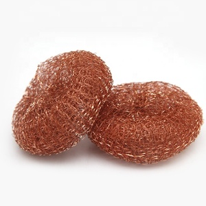 18G * 3 Cái Bếp Đồng Tráng Scourer/Copperized Scrubber Cọ Rửa <span class=keywords><strong>Pad</strong></span> Cho Hộ Gia Đình Làm Sạch - Product Image 4